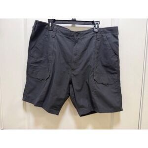 Magellan Outdoors Mens Cargo Shorts Gray NW934AR Size 38 Stretch Utility Hiking